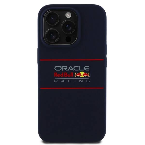 Kryt na mobil Red Bull Horizontal Logo MagSafe na Apple iPhone 14 Pro modrá barva
