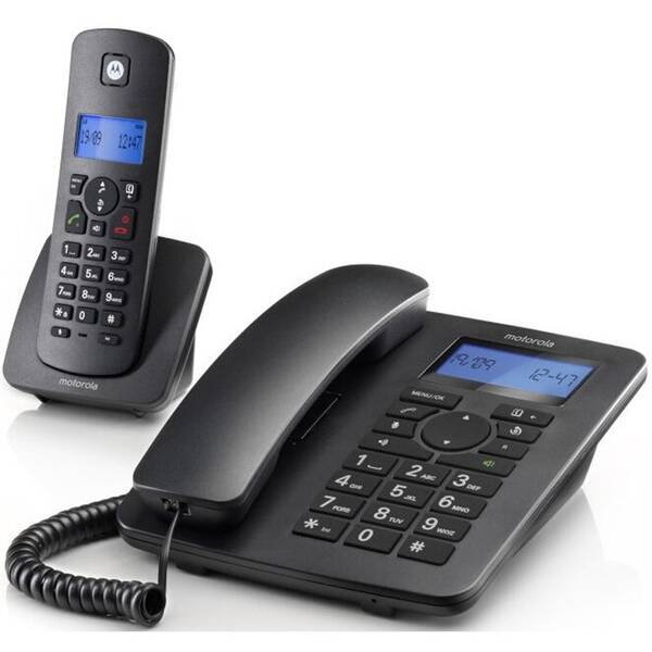 Domácí telefon Motorola C4201 Combo černý

