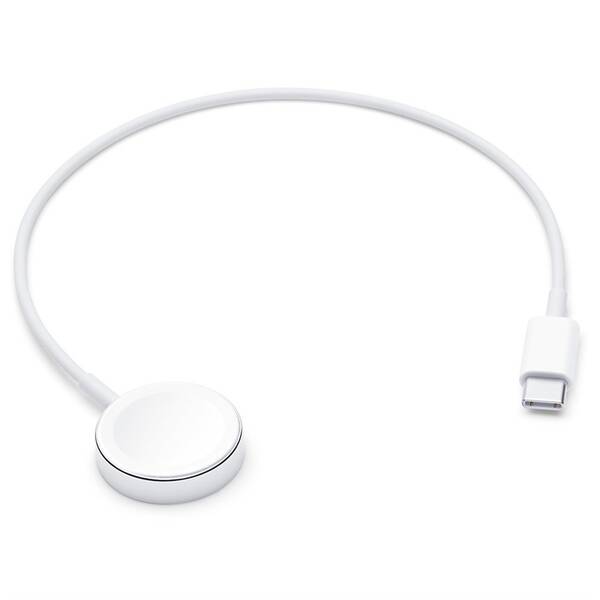 Nabíjecí kabel Apple magnetický pro Apple Watch, USB-C, 0,3m bílý

