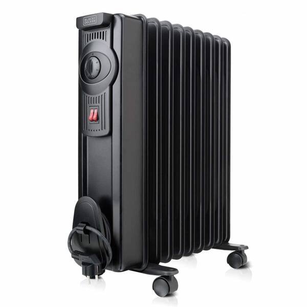 Olejový radiátor Black+Decker BXRA1500E černý

