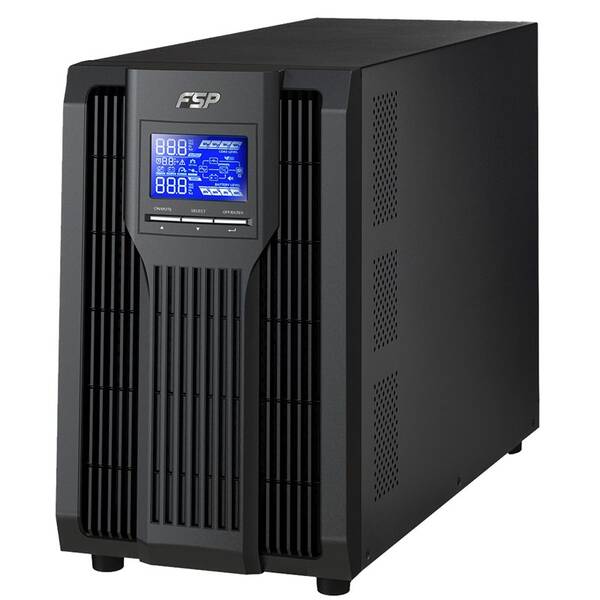 Záložní zdroj FSP CHAMP 3K tower IEC, 3000VA/2700W, online černý

