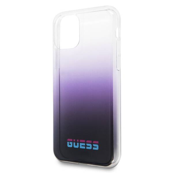 Kryt na mobil Guess California na Apple iPhone 11 fialový

