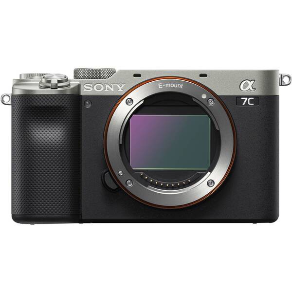 Digitální fotoaparát Sony 7C, tělo stříbrná barva
