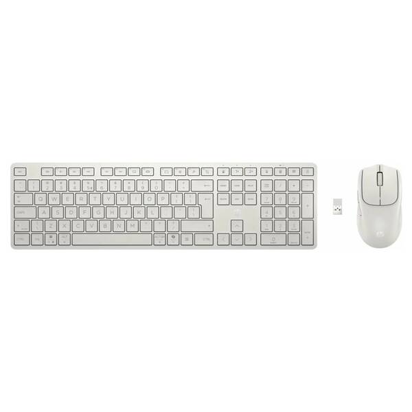 Klávesnice s myší HP 490C Multi-Device Dual-Mode, CZ layout bílá

