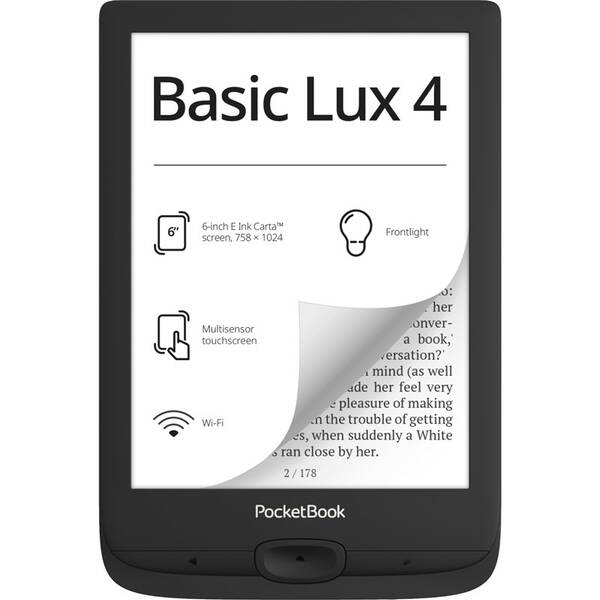 Čtečka e-knih PocketBook 618 Basic Lux 4 černá

