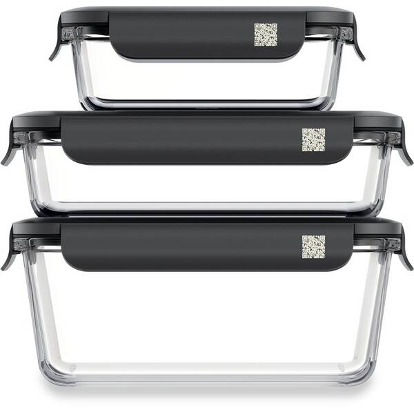 Dóza na potraviny Miele Gourmet Box (3 ks, velikost S, M, L) 

