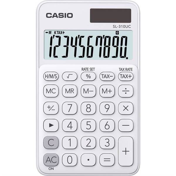 Kalkulačka Casio SL 310 UC WE bílá barva
