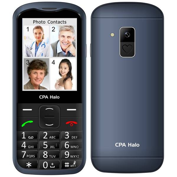 Mobilní telefon CPA Halo 28 Senior modrá barva
