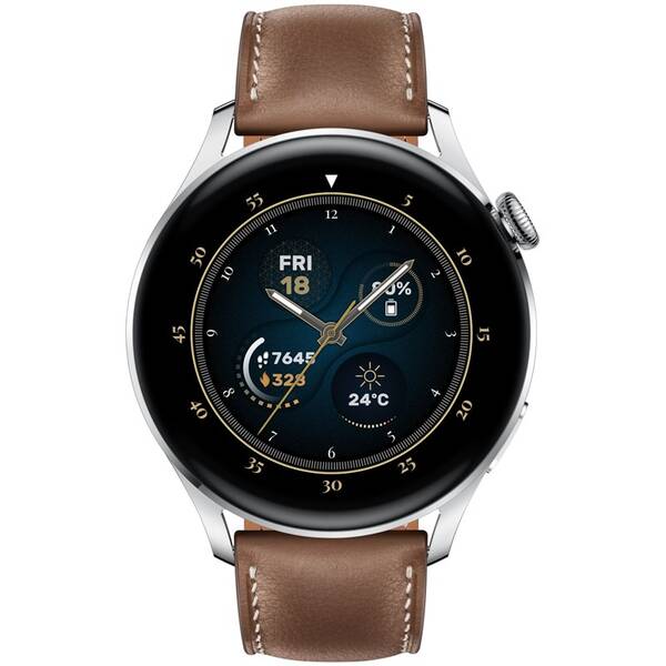 Chytré hodinky Huawei Watch 3 - Brown Leather 

