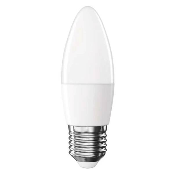 Žárovka LED EMOS Classic svíčka, E27, 4,2 W, teplá bílá 

