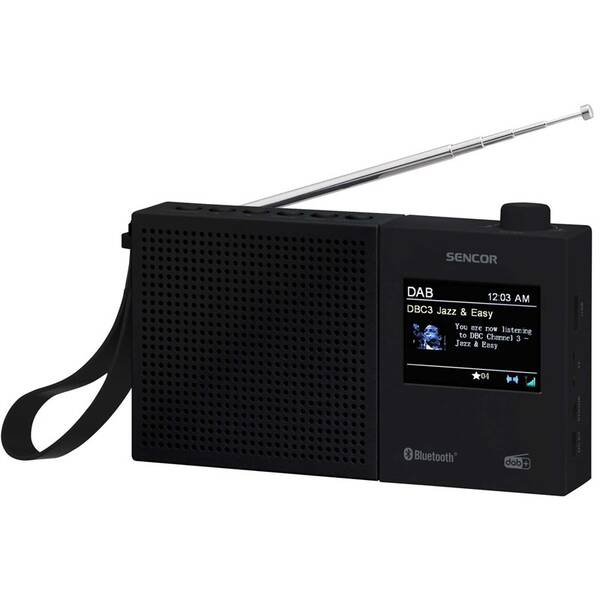 Radiopřijímač s DAB+ Sencor SRD 7790B černý

