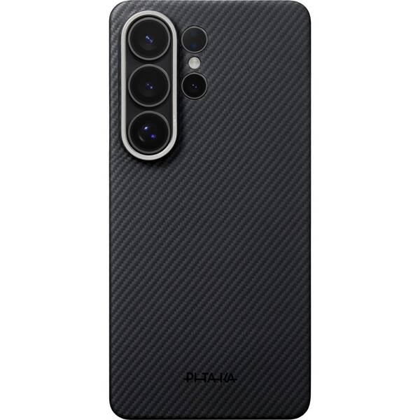 Kryt na mobil Pitaka Edge Twill na Samsung Galaxy S26 Ultra černý/šedý

