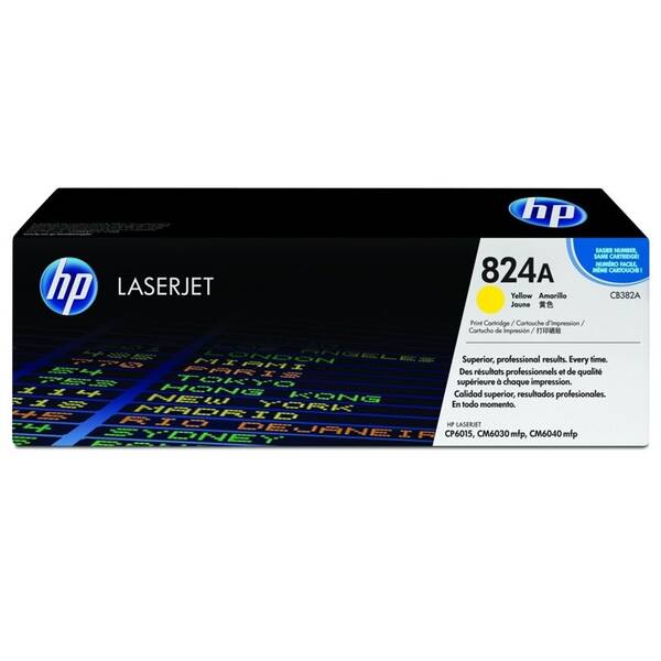 Toner HP 824A, 21 000 stran žlutý

