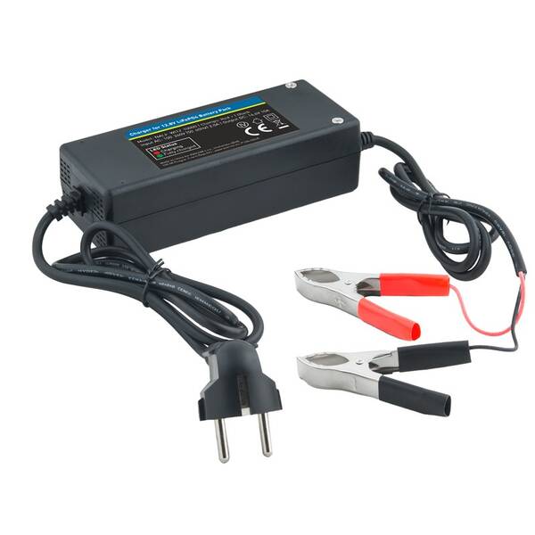 Nabíječka Avacom WILSTAR 12,8V/10A pro baterie LiFePO4 černá


