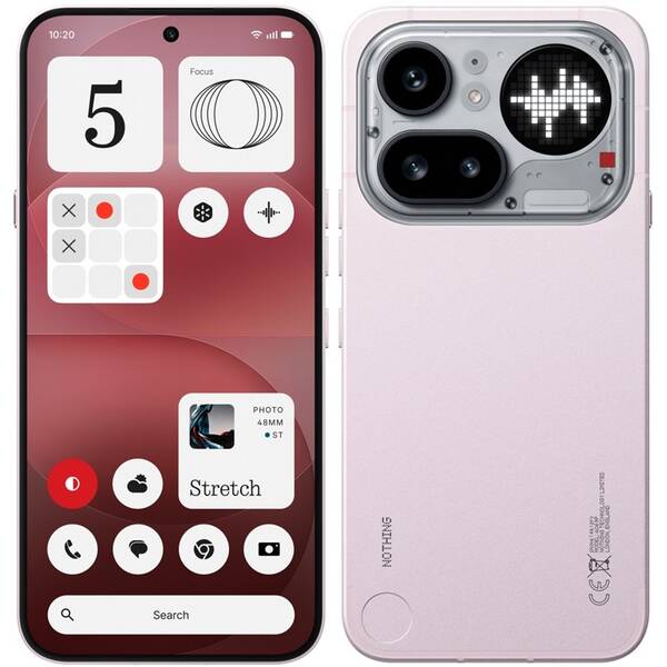 Mobilní telefon Nothing Phone (4a) Pro 5G 12 GB / 256 GB růžový

