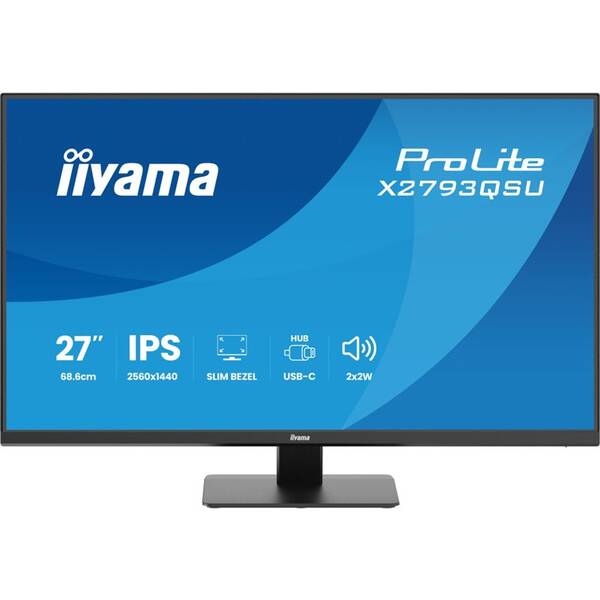 Monitor IIYAMA ProLite X2793QSU-B1 černý

