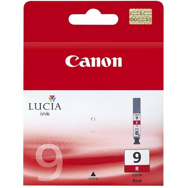 Inkoustová náplň Canon PGI-9R, 635 stran červená

