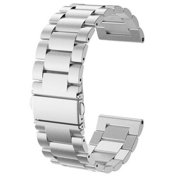 Řemínek WG na Garmin fenix 5X, kovový stříbrný

