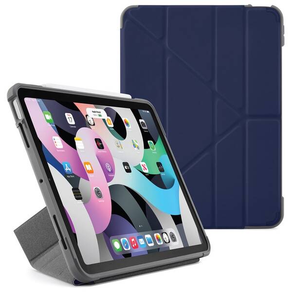 Pouzdro na tablet Pipetto Origami Shield na Apple iPad Air 10.9" (2020) modré

