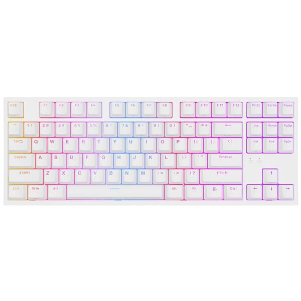Klávesnice Genesis THOR 404 TKL, RGB, US layout, Kailh Box Brown V2 bílá

