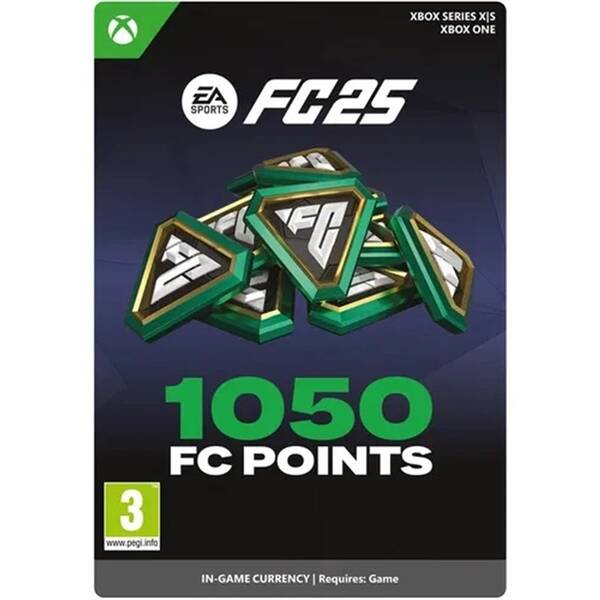  EA Sports Xbox FC 25 - FC POINTS 1050 - elektronická licence 

