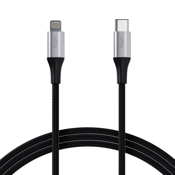 Kabel Allity AUC-01, 27W, USB-C/Lightning, 2m černý


