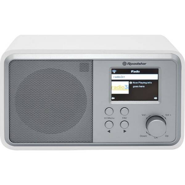 Internetový radiopřijímač s DAB+ Roadstar IR-390 D+U bílý

