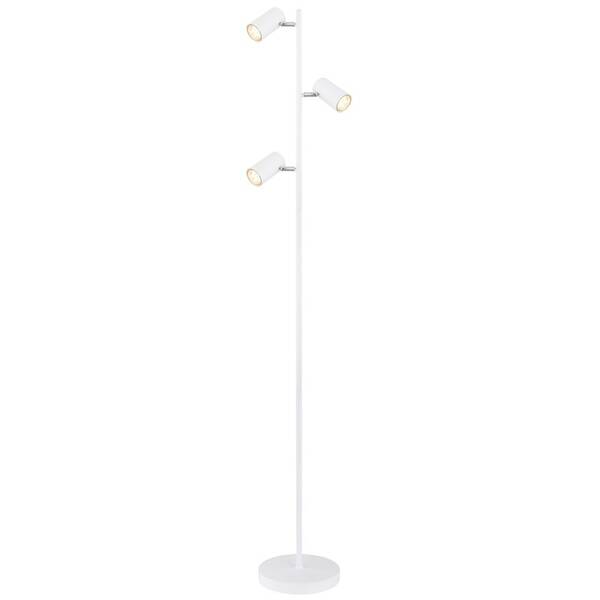 Stojací lampa GLOBO Robby, 3x GU10 bílé

