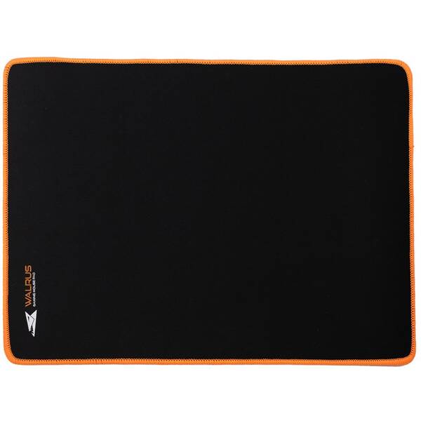 Podložka pod myš Baracuda WARLUS L, 40 × 30 cm černá/oranžová

