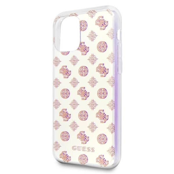 Kryt na mobil Guess Iridescent 4G Peony na Apple iPhone 11 béžový

