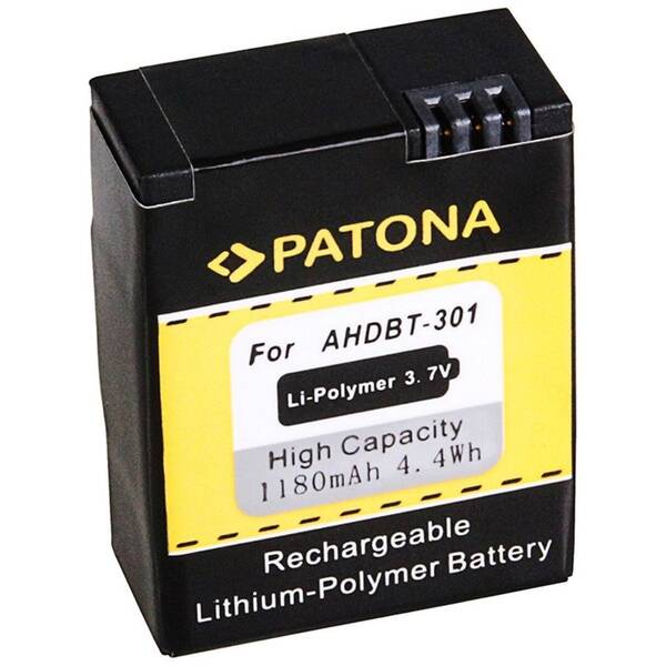 Baterie PATONA pro GoPro HD Hero 3 1180mAh Li-Pol 

