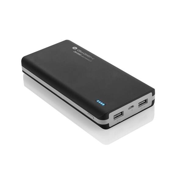 Powerbanka GoGEN 20000mAh černá/šedá

