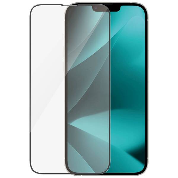 Tvrzené sklo PanzerGlass Ultra-Wide Fit na Apple iPhone 14 Plus/13 Pro Max s instalačním rámečkem 

