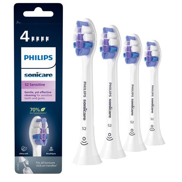 Náhradní hlavice Philips HX6054/10 (4 ks) bílá

