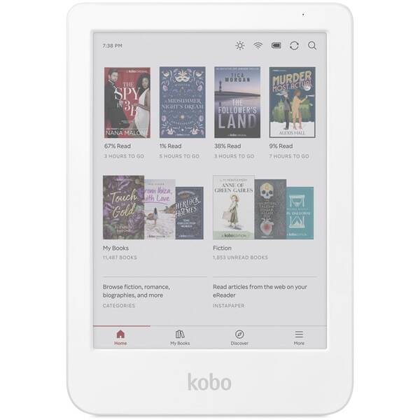 Čtečka e-knih Kobo Clara Colour bílá

