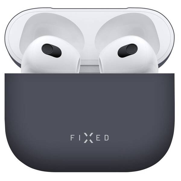 Pouzdro FIXED Silky pro Apple AirPods 3 (2021) modré

