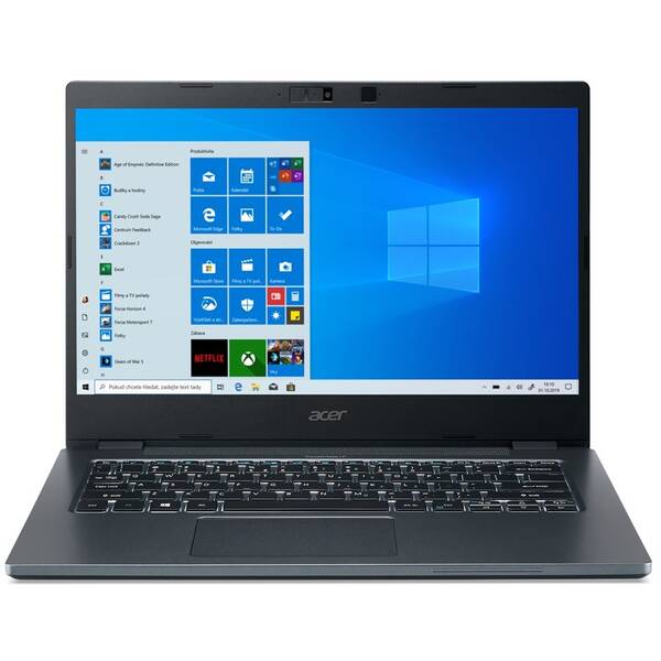 Notebook Acer TravelMate P4 (TMP414-51-50H1) modrý

