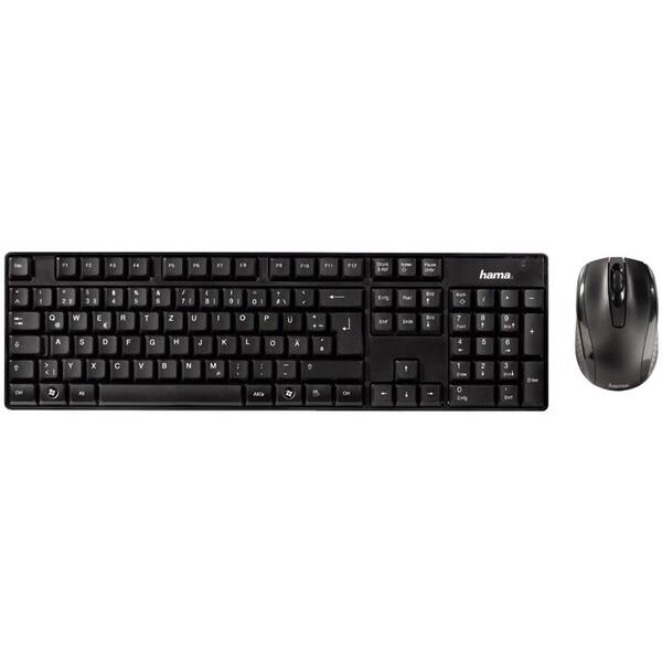 Klávesnice s myší Hama RF2200 CZ/SK černá

