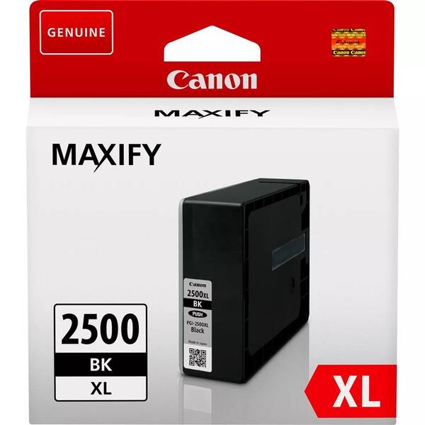 Inkoustová náplň Canon PGI-2500XL BK, 2500 stran černá

