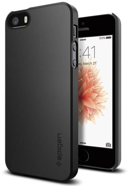 Kryt na mobil Spigen Apple iPhone SE/5s/5 černý

