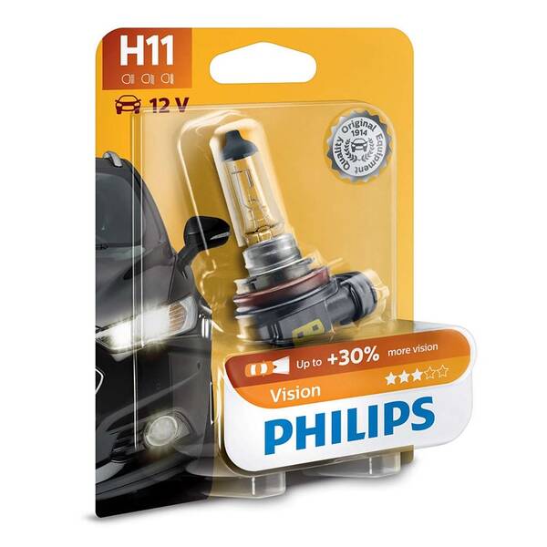 Autožárovka Philips H11 Vision (1 ks) 

