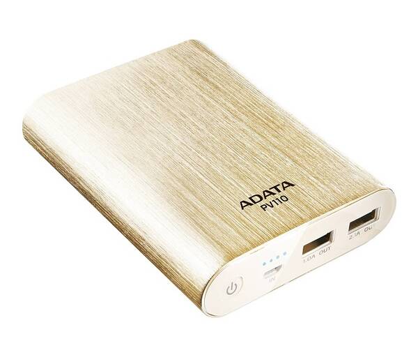 Powerbanka ADATA PV110 10400mAh zlatá

