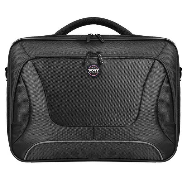 Brašna na notebook PORT DESIGNS Courchevel Clamshell na 17,3" černá

