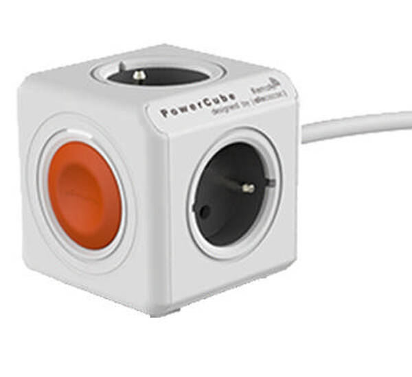 Zásuvka Powercube Remote, 4x zásuvka. 1,5m bílý

