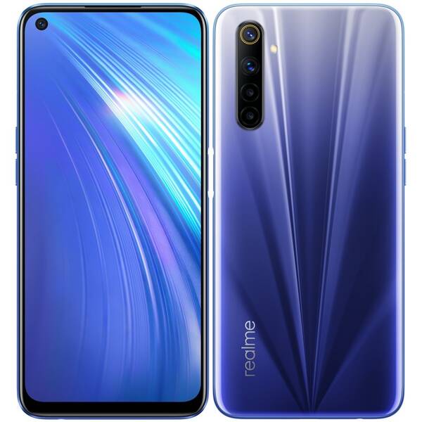 Mobilní telefon realme 6 128 GB modrý


