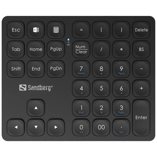 Klávesnice Sandberg Numeric Pro černá

