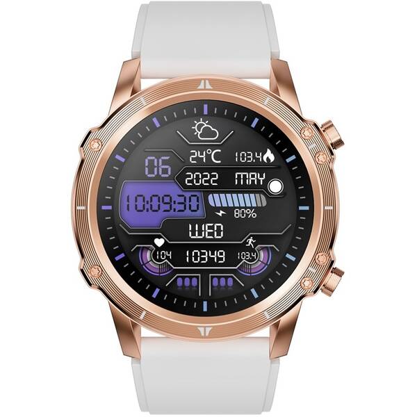 Chytré hodinky Carneo Adventure HR+ 2nd gen. - rosegold rose gold

