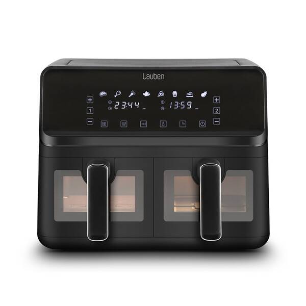 Fritéza horkovzdušná Lauben DualZone® Air Fryer 8000BC černá

