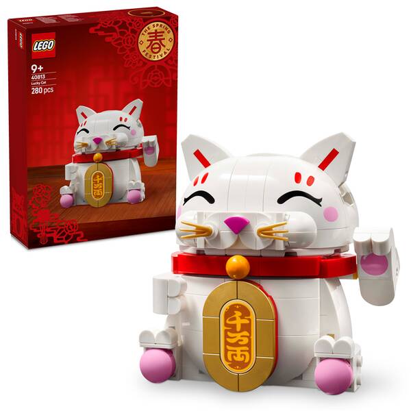 Stavebnice LEGO® Iconic 40813 Kočka pro štěstí 

