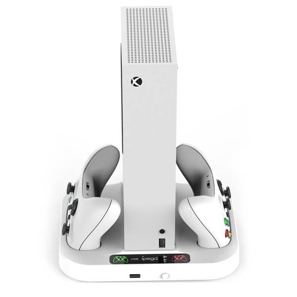 Dokovací stanice iPega XBS012 s chlazením pro Xbox + 2ks Baterie bílá

